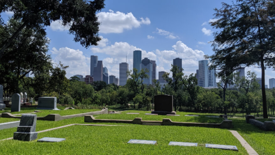 Arranging a service with a burial